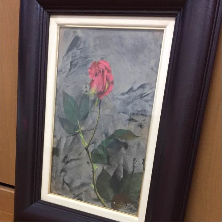 絵画 森下武 バラ