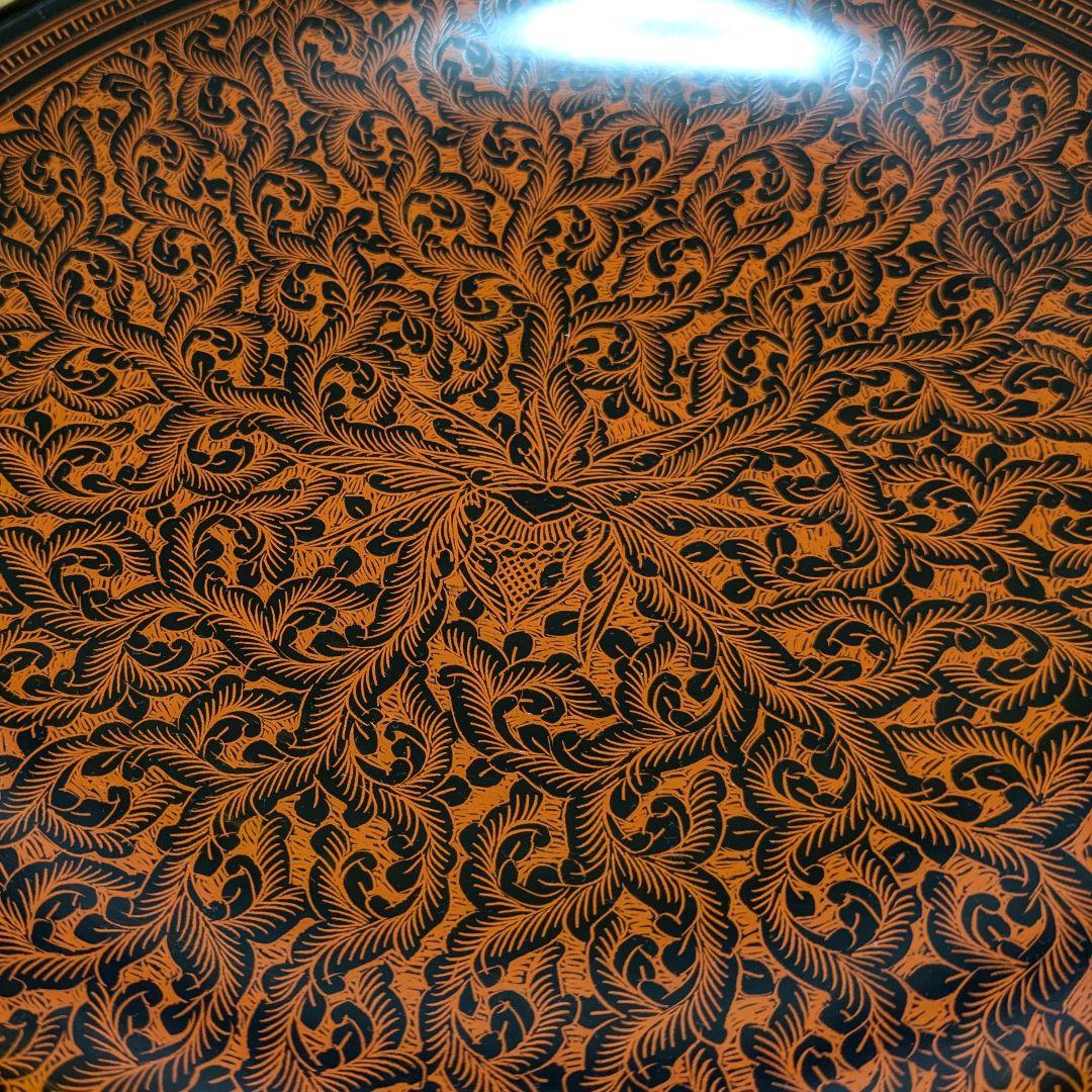 ☆値下げ！讃岐 蒟醤(きんま) 塗 盛鉢 隆之作 新品未使用 木箱入り