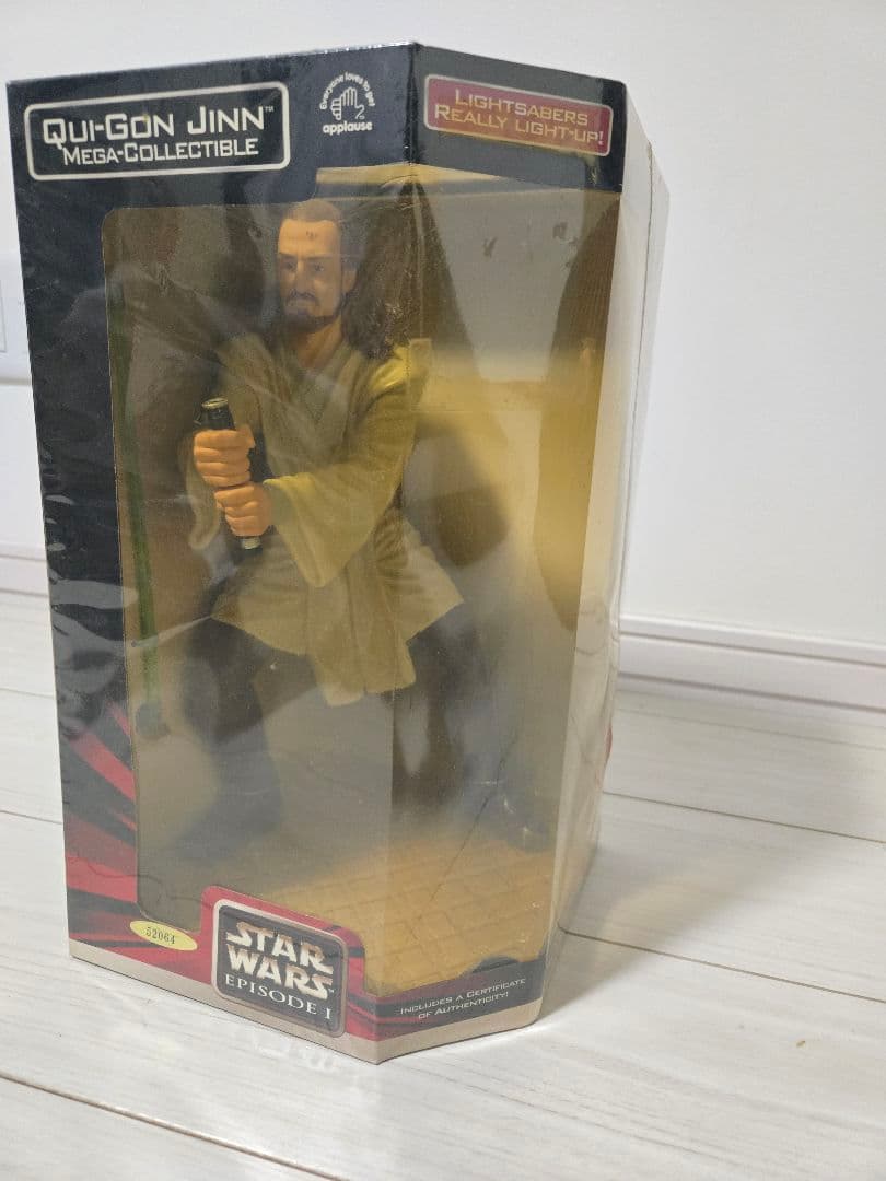 スター・ウォーズ エピソード1 クワイ＝ガン・ジン メガコレクティブル 箱付き