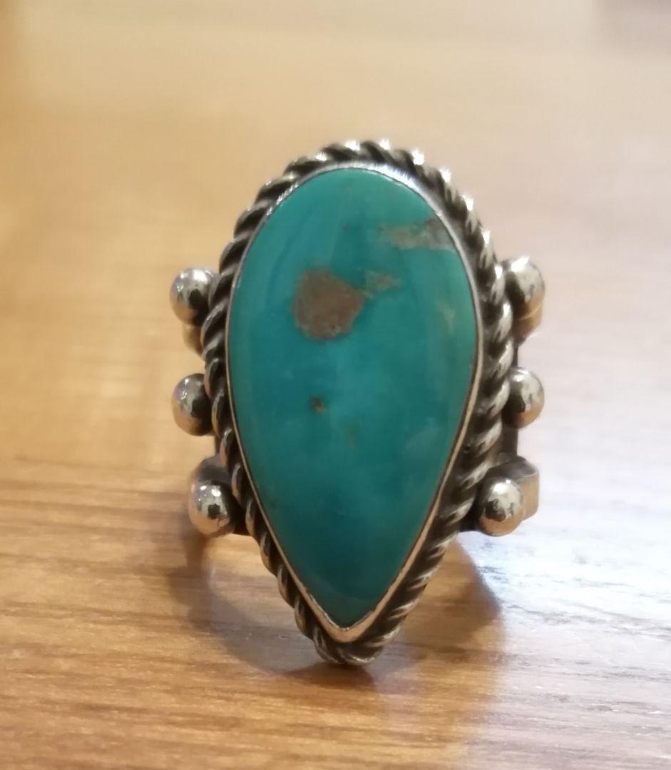 Herman Smith ハーマンスミス キングマンターコイズ リング！ナバホ