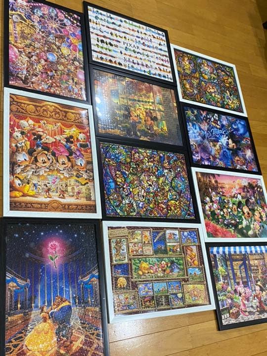 世界最小パズル1000ピース完成品11点