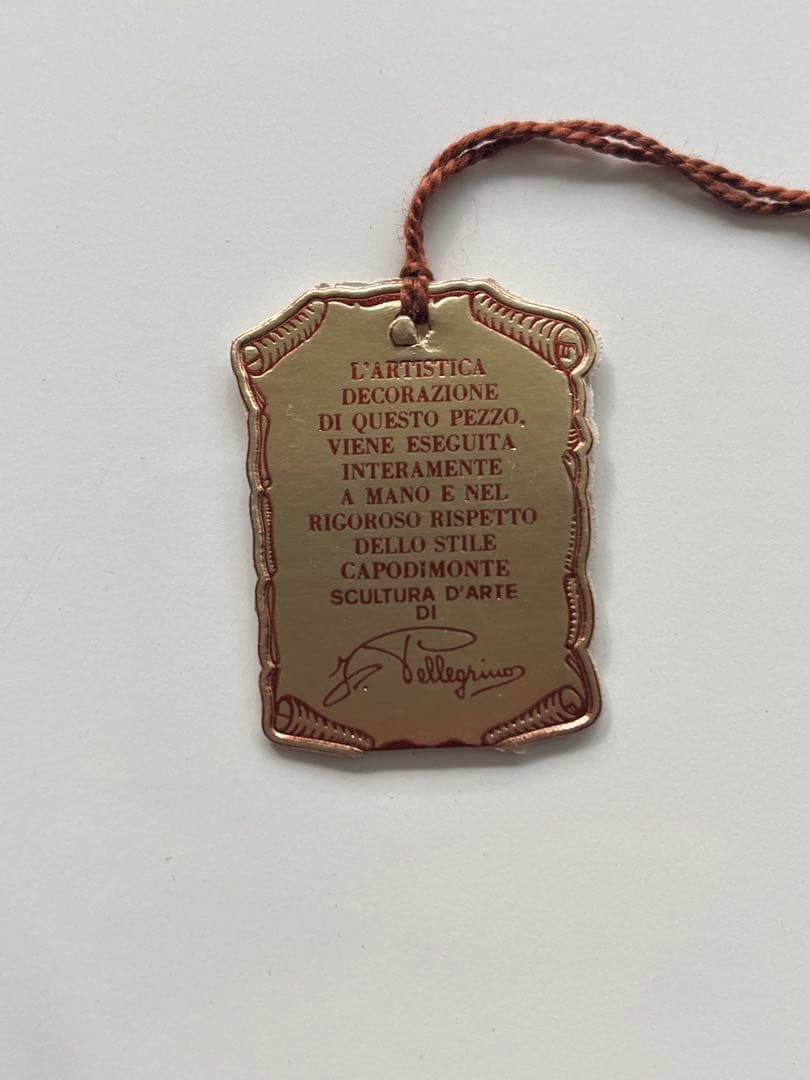 \"カポディモンテ\"nixoスタイル-イタリア製ハンドメイド\" 7体