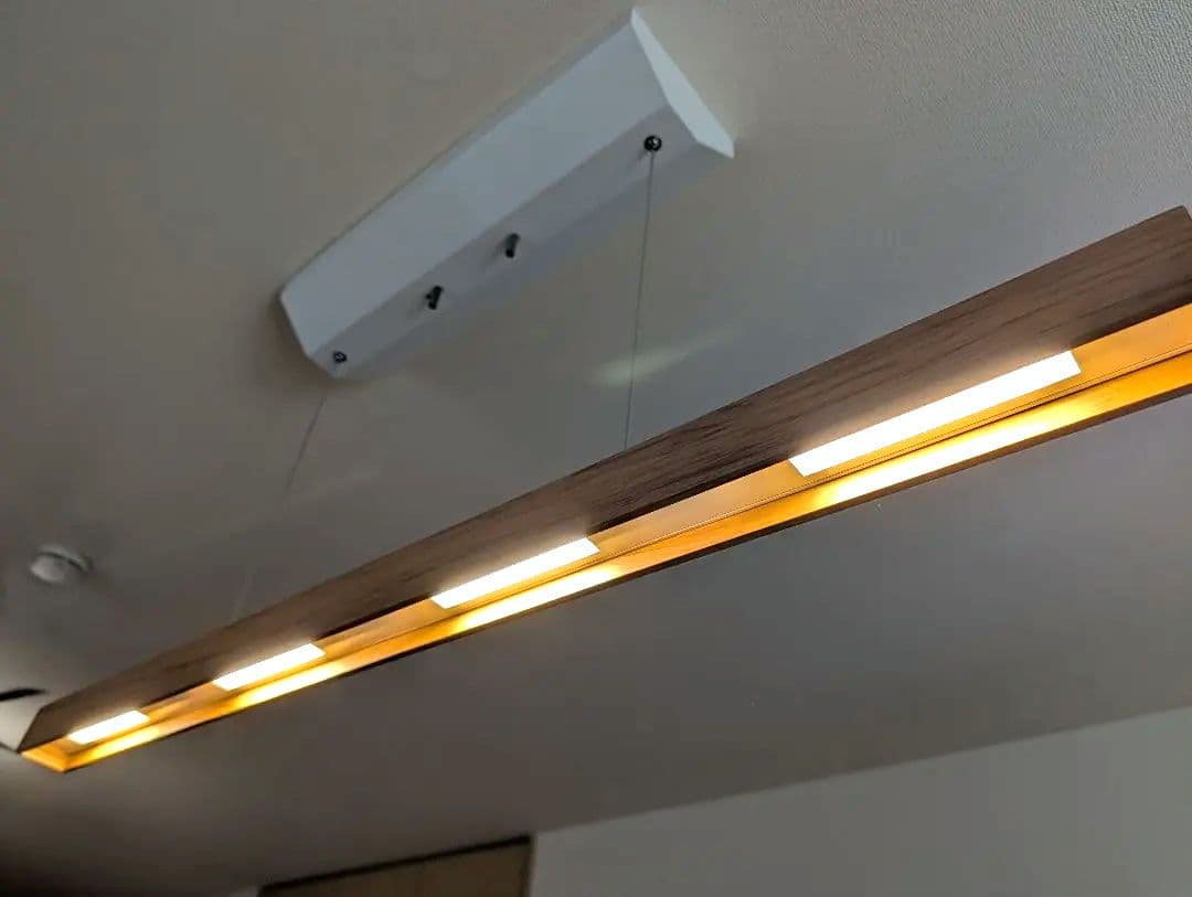 ウッド調 LED ペンダントライト