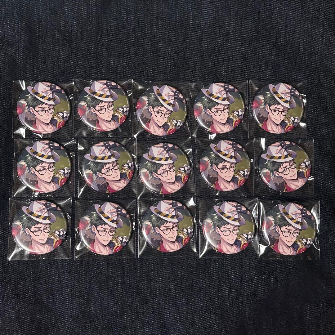 ツイステッドワンダーランド ツイステ トレイ 缶バッジ 寮服