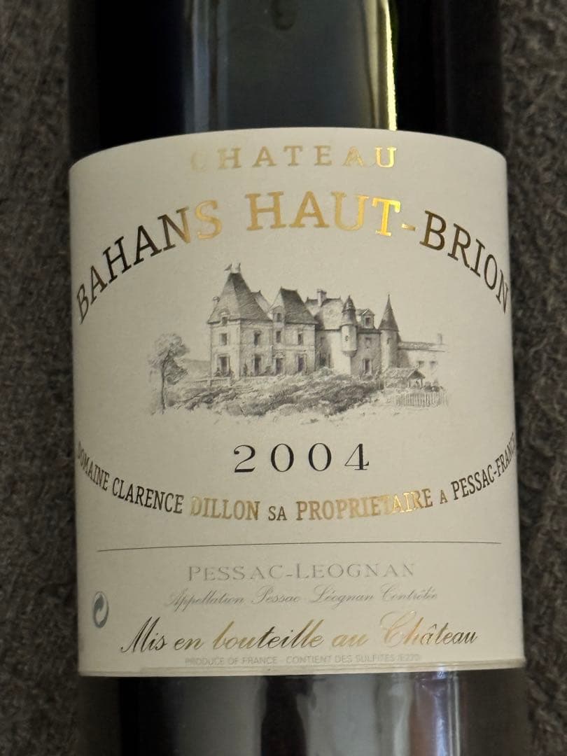 シャトー・バーン・オー・ブリオン 2004 Bahans Haut-Brion