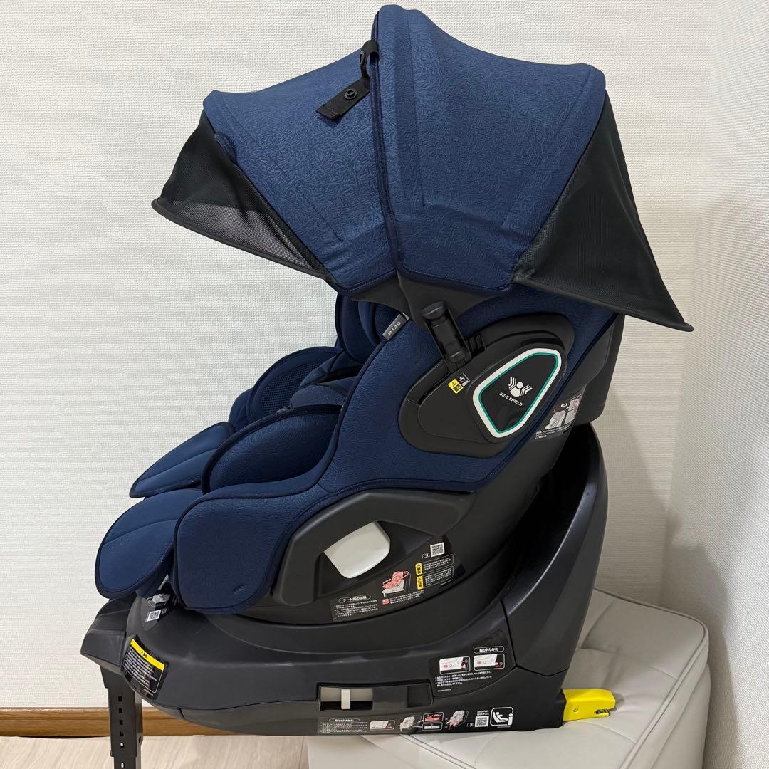 【美品】アップリカ　マモリラ ISOFIX チャイルドシート　ケープネイビー