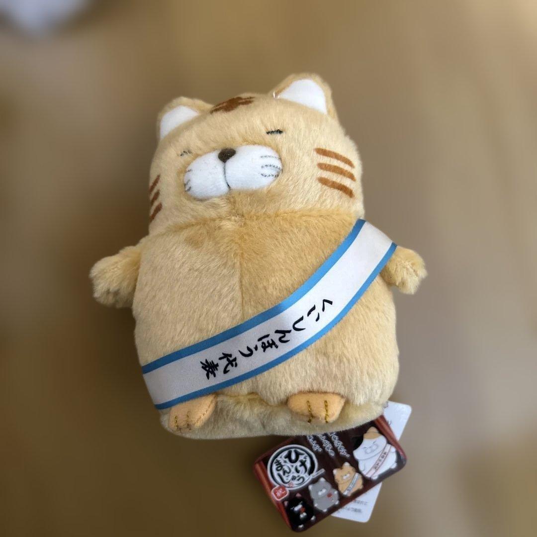 ひげまんじゅう 祝　 ぬいぐるみ 4つセット 10周年　14cm