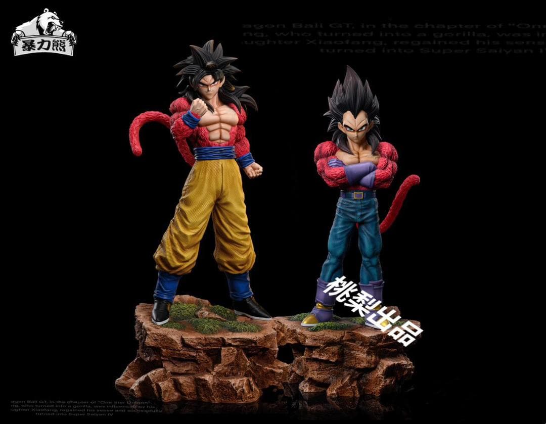 新品未開封『ドラコンボール』 　孫悟空＊ベジータ　 ガレージキット スタチュー