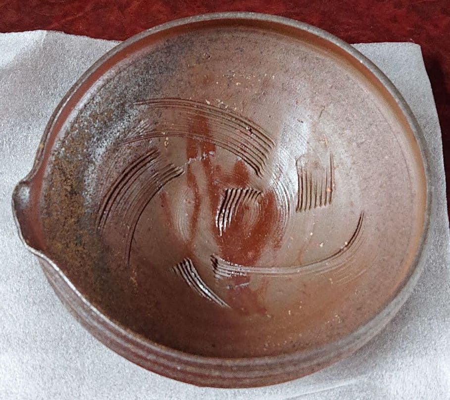 作家物・備前焼中村真作備前片口☆(箱なし)