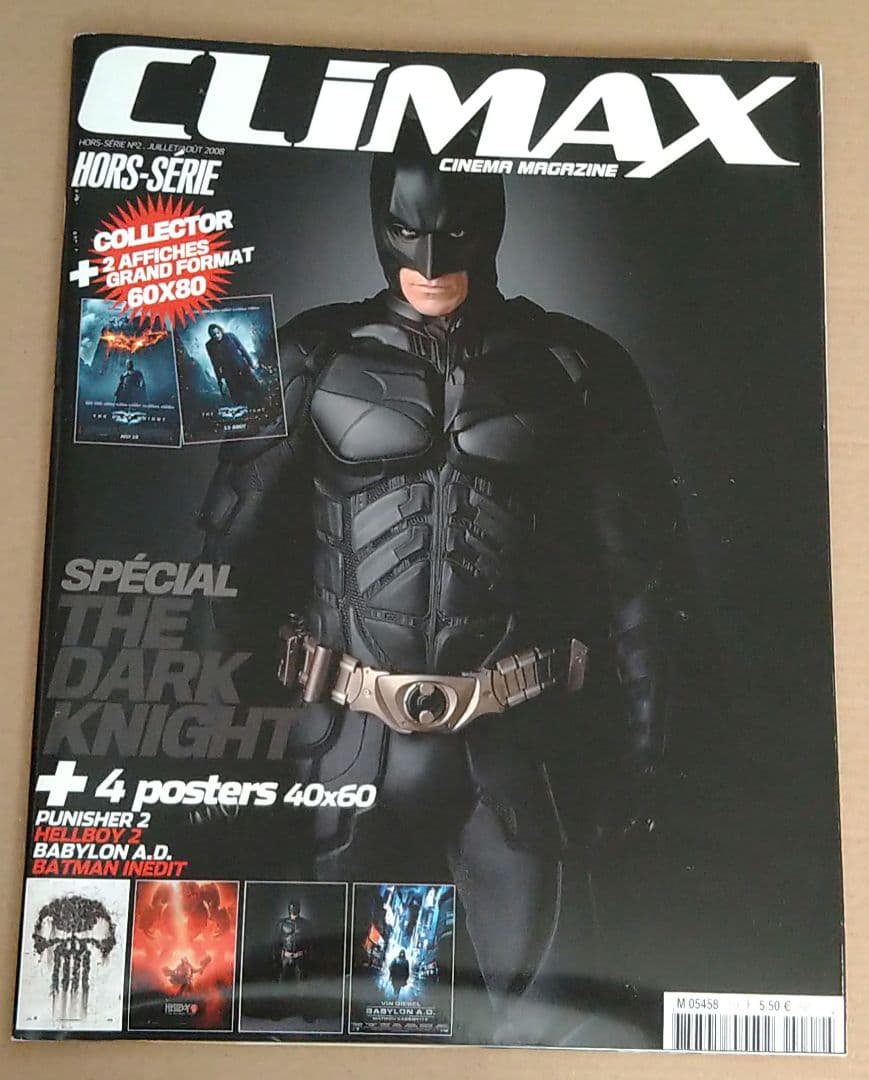 海外雑誌　climax ダークナイト特集