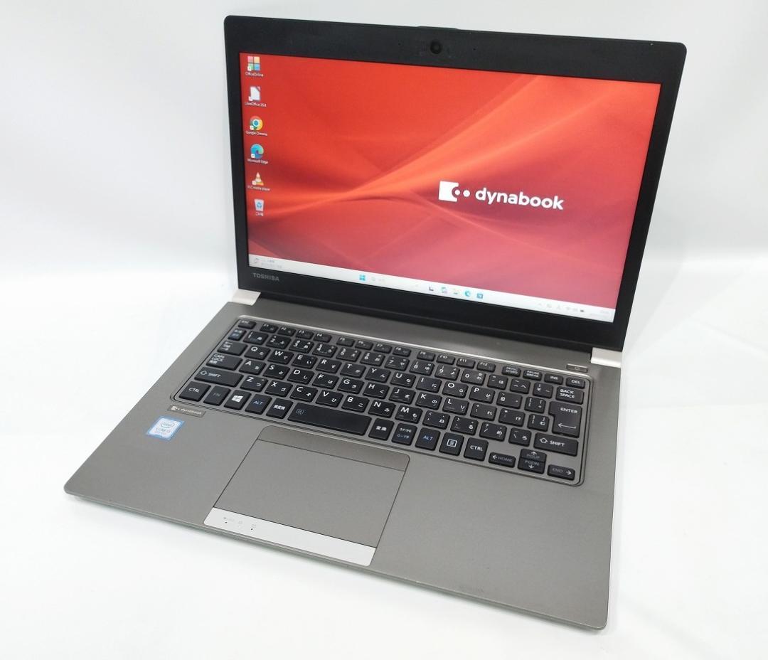Windowsノート本体 13.3Dynabook R63/DN I3 8130U 8G 256G W11