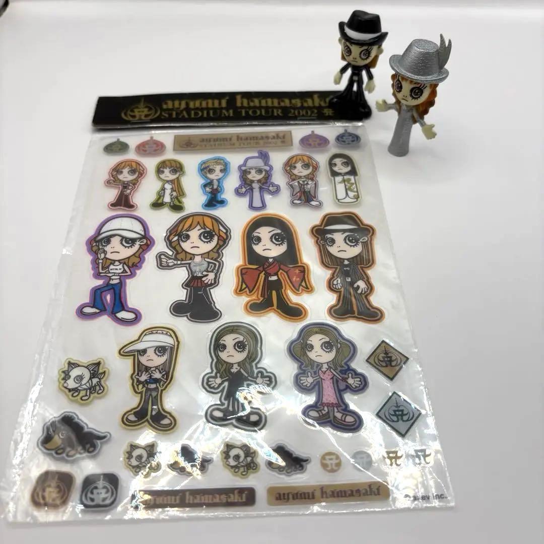レア★匿名配送★未使用★浜崎あゆみ★あゆぱん★ステッカー&フィギュアセット