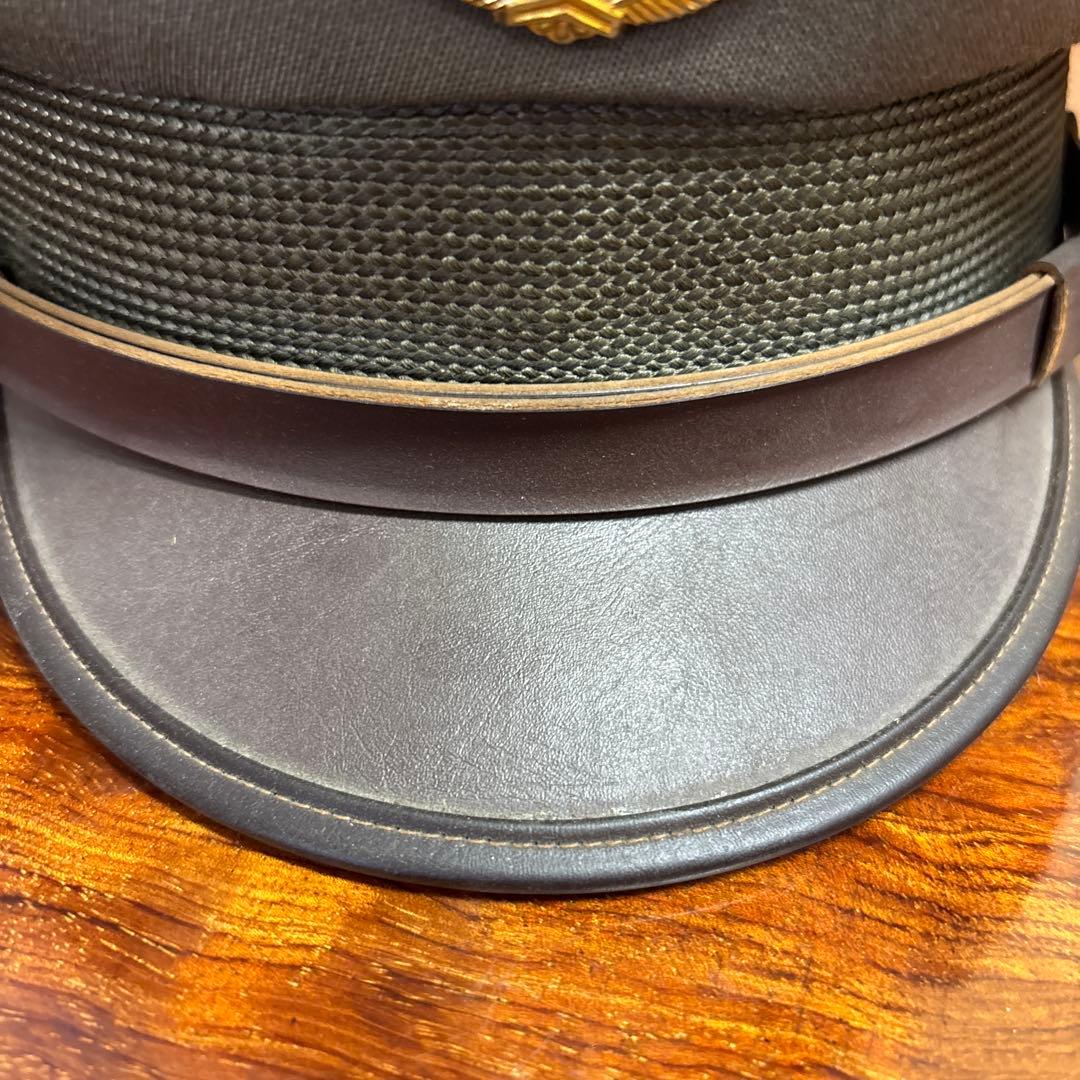 グレー ミリタリー風 軍帽子　　0120o71