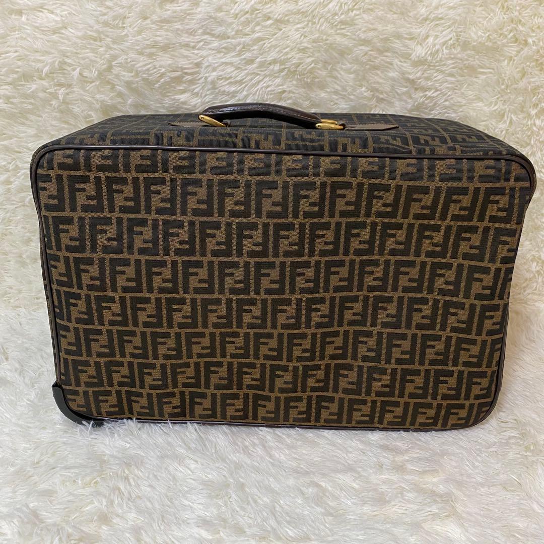 希少✨FENDI ズッカ柄 二輪キャリーバッグ 機内持ち込み スーツケース