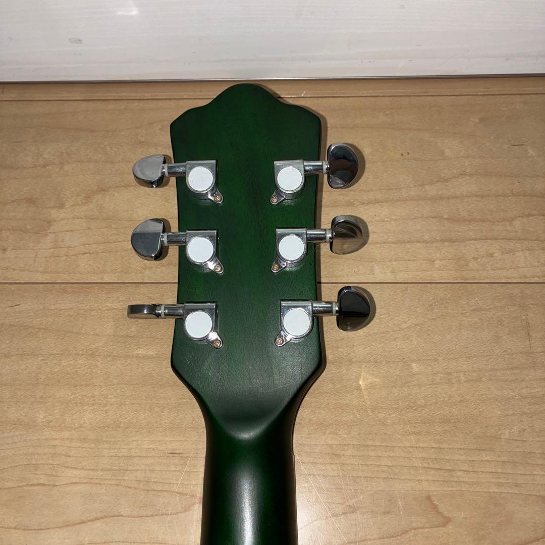 プレイテック　SA20 Green セミアコースティックギター　グリーン