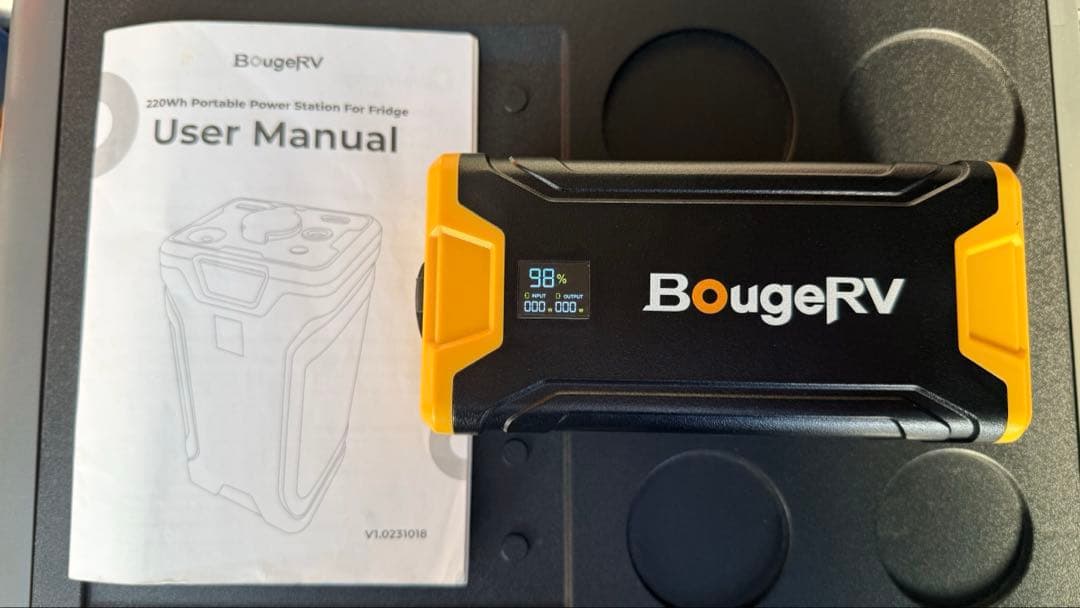 BougeRV 車載冷蔵庫用ポータブルバッテリー 220W