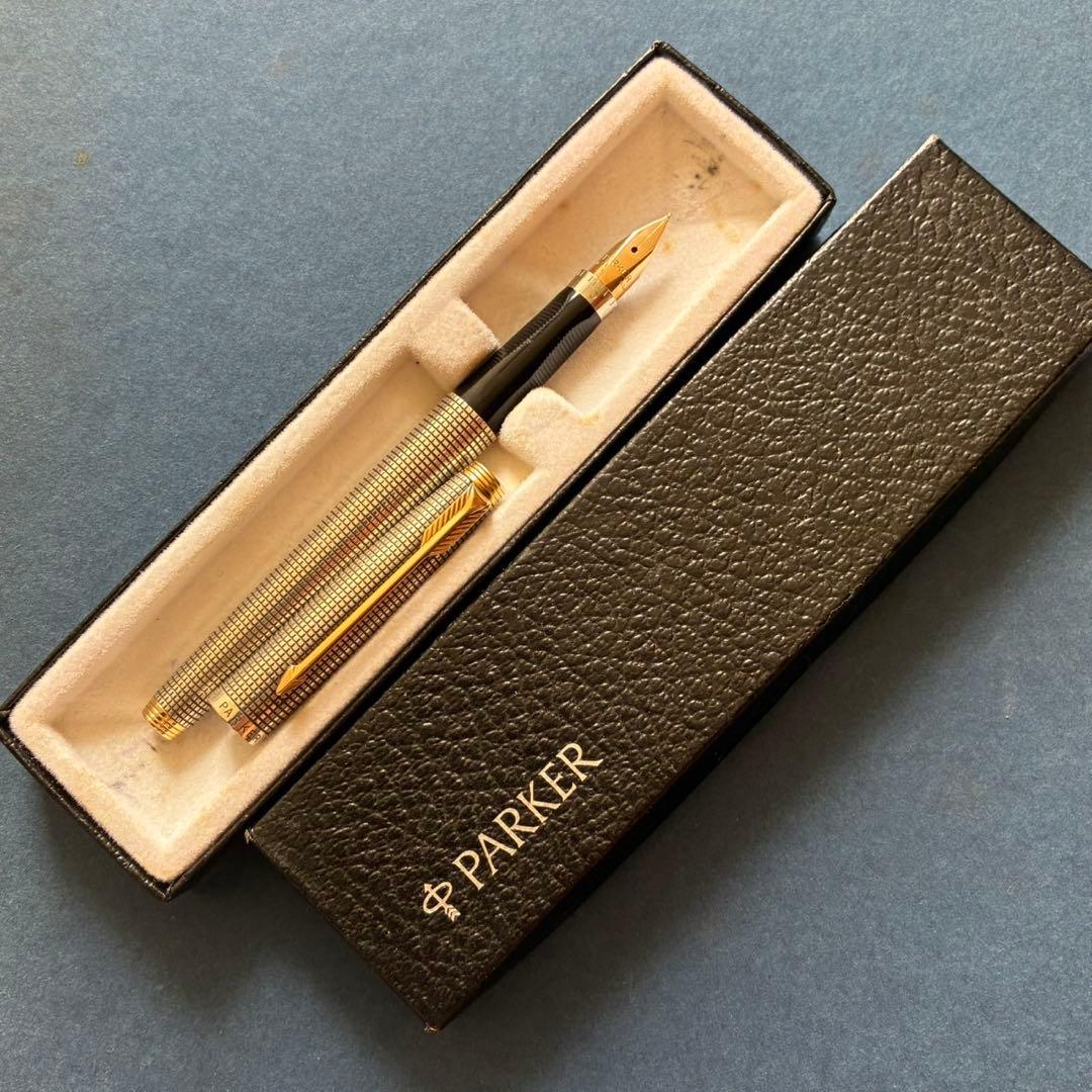 パーカー75 parker75 万年筆　初期型　フラットトップ