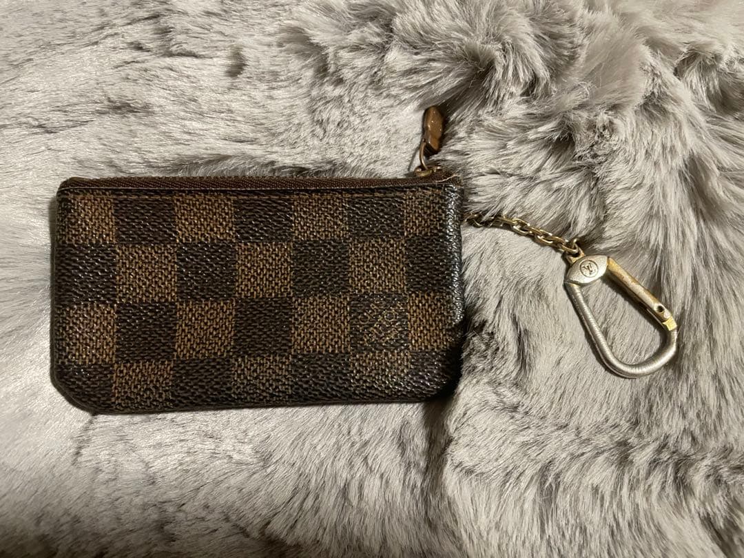 【美品】ルイヴィトン ダミエ ポシェット・クレ ケース N62658