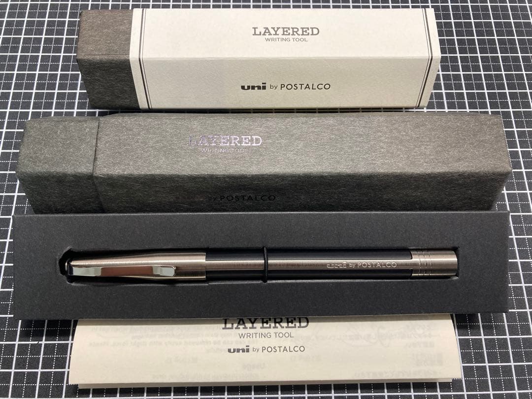 【最終値下げ・新品】2018年限定　ポスタルコ　レイヤード　ボールペン　黒