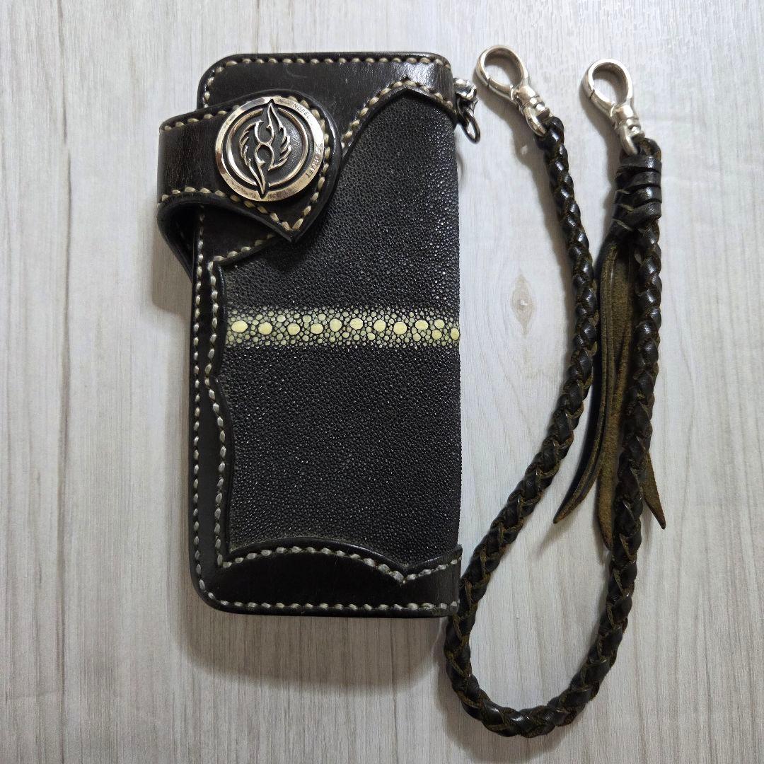 スティングレイ サドルレザー ロングウォレット 長財布 最終値下げ