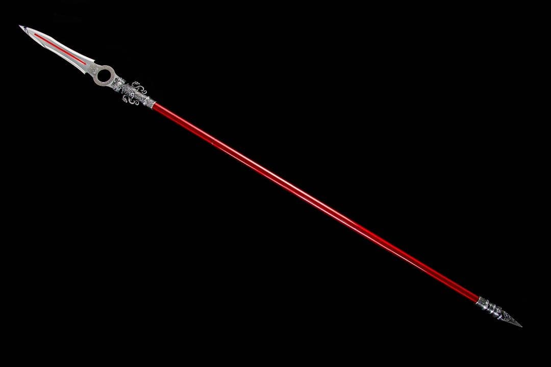 【赤天突起】古兵器 武具 手鍛造打 武蔵 銃 槍 鑑賞用 贈り物 武士道