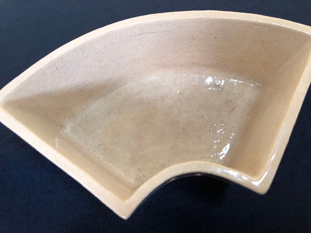 ‼️割引《R》懐石 扇面 向付5客 陶山造 小鉢 共箱　250725F1