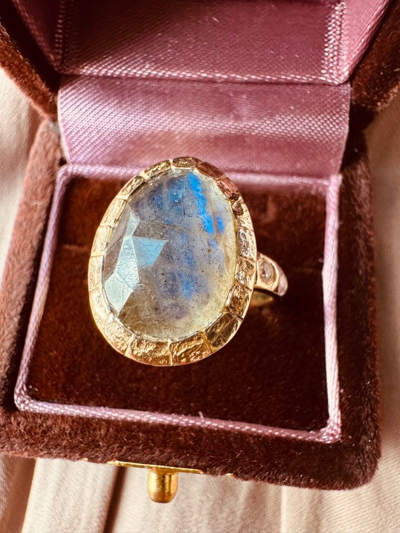 ラブラドライト リング　13号