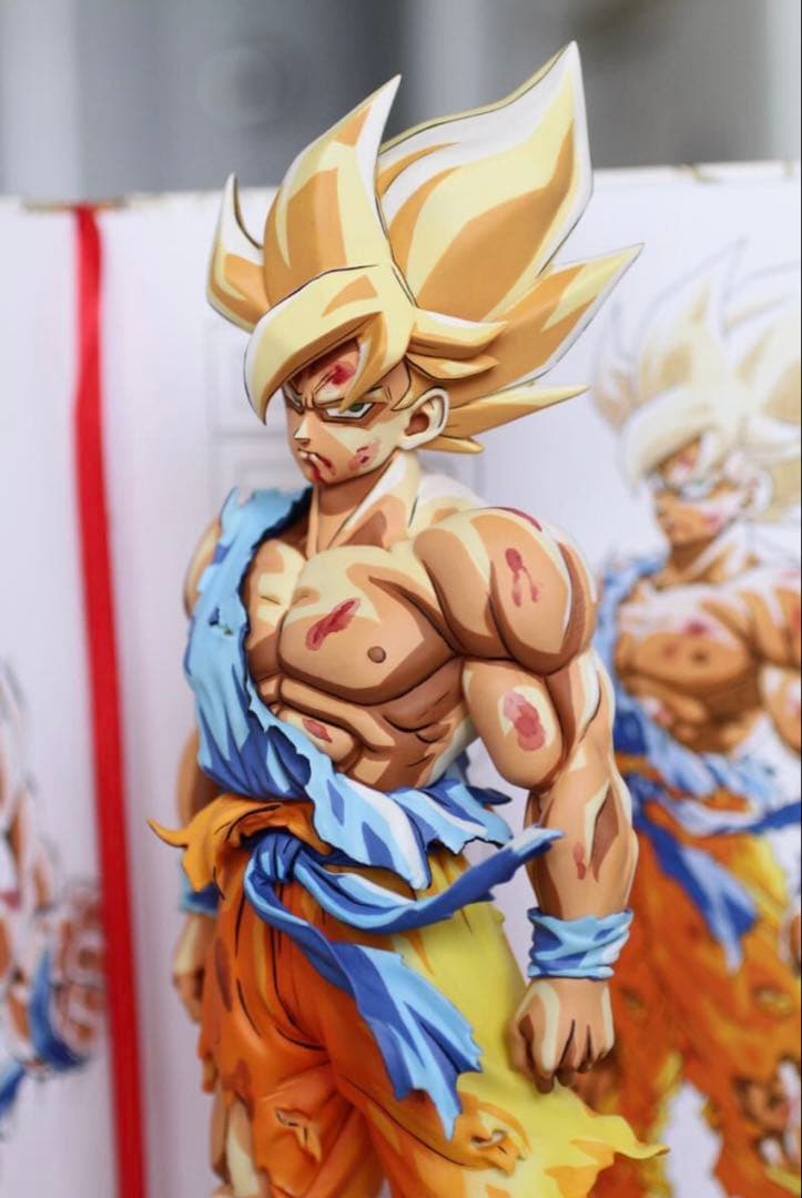 ビ*フ様 ドラゴンボール 伝説の超サイヤ人 孫悟空 リペイント SMSP