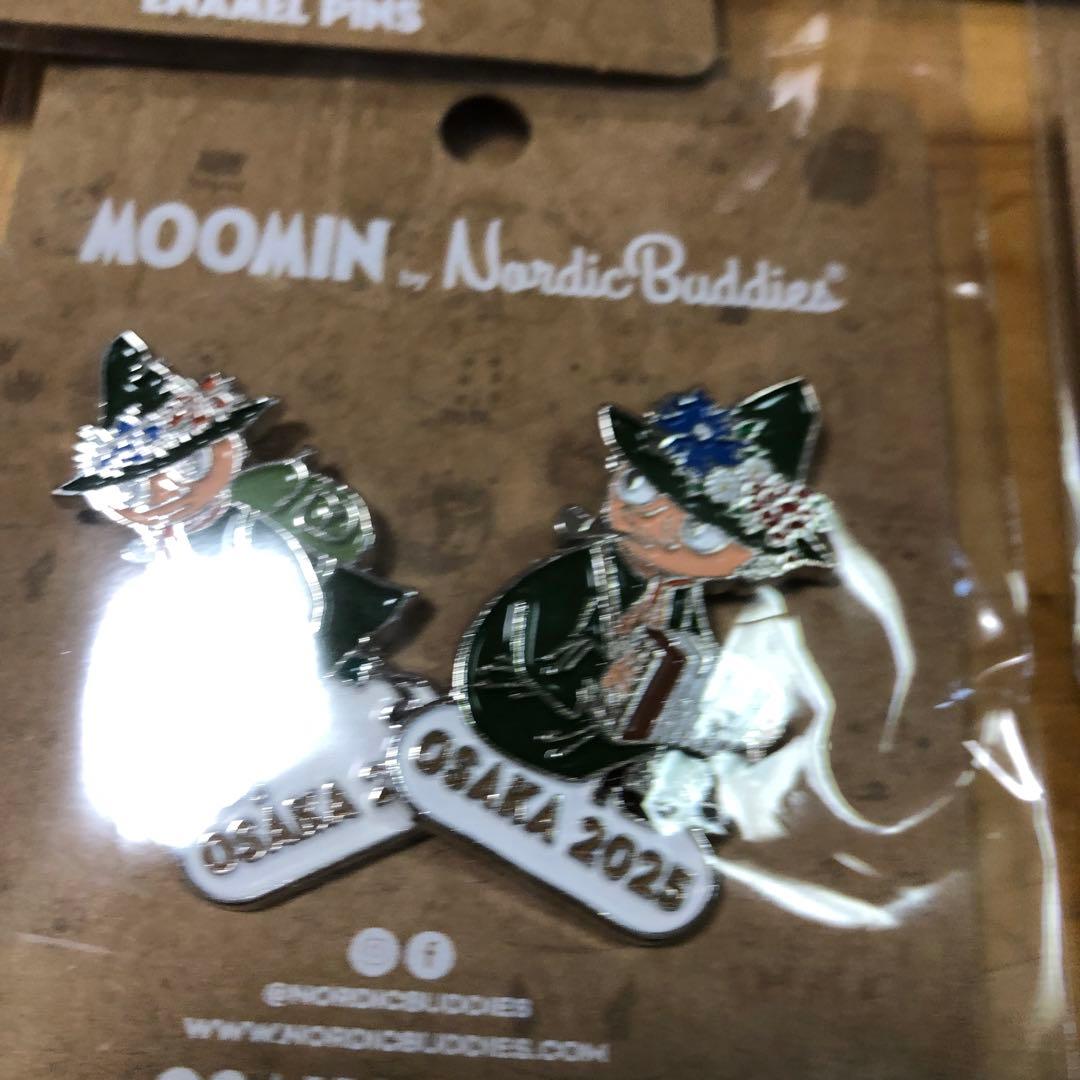 大阪万博　EXPO OSAKA 2025 ピンバッチ　会場限定　北欧館　ムーミン