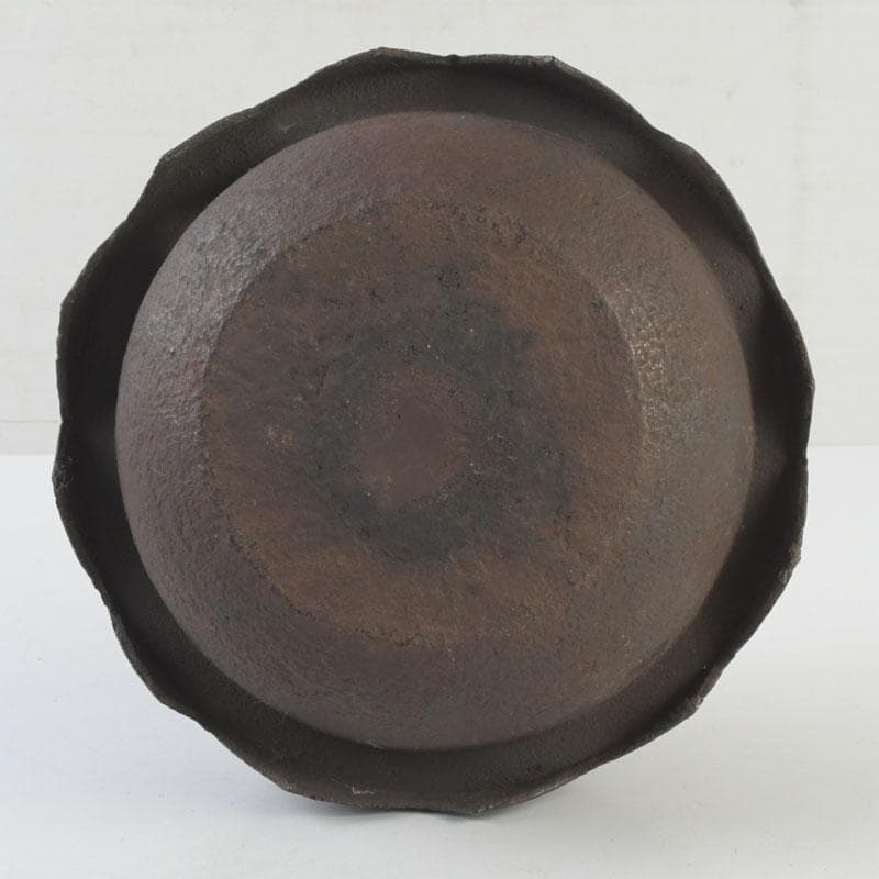 煎茶道具　桐地紋　風炉釜　鉄釜　V　9717