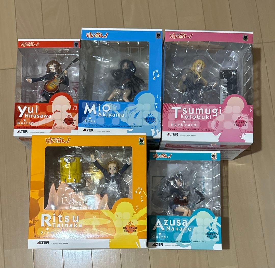 ALTER けいおん! 1/8スケール フィギュア5体セット