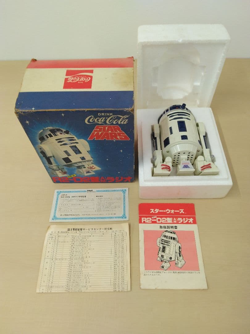 超美品　スターウォーズ　R2D2ラジオ　箱入り完品