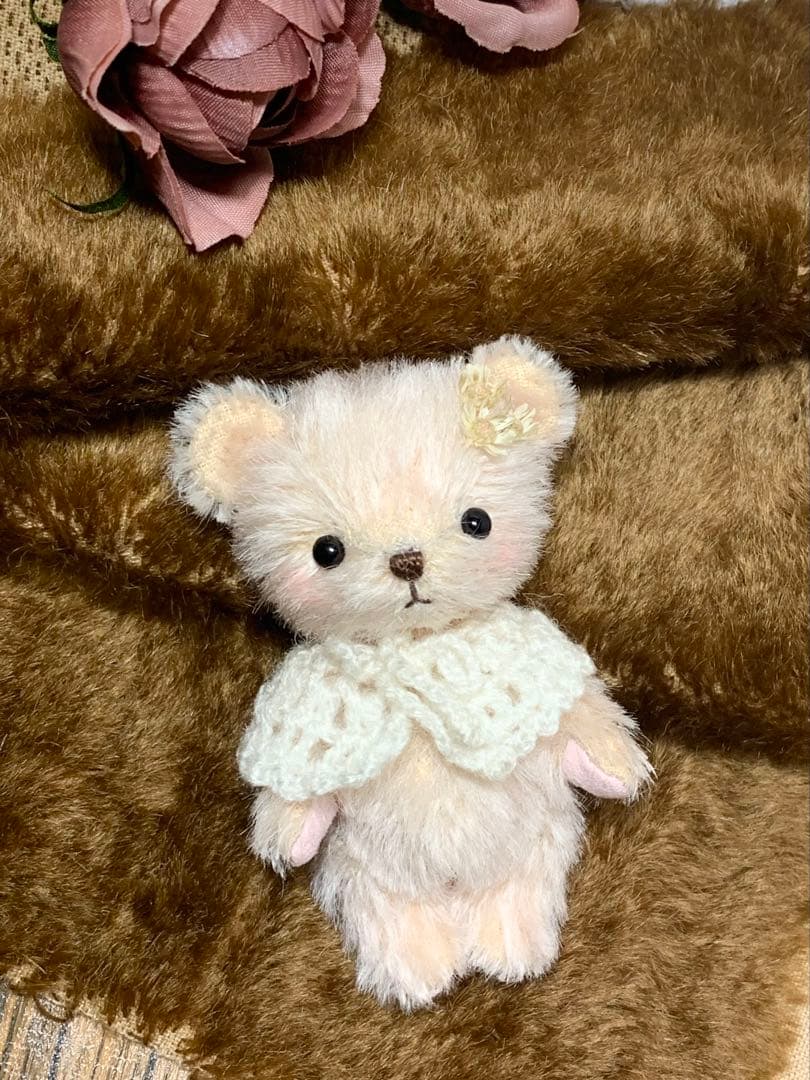 テディベア くまちゃん 可愛い仔 サーモンピンク ai.house