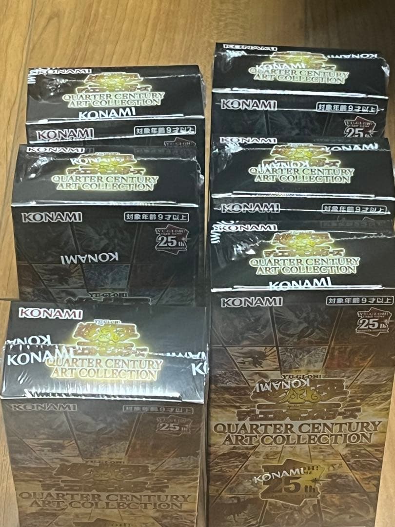 遊戯王 クオーターセンチュリーアートコレクション シュリンク付 6BOX