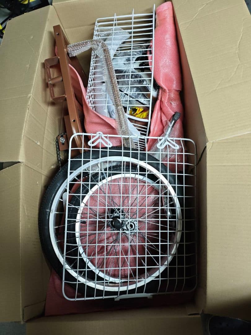 新品 大人用 折りたたみ 三輪自転車 ブラウン 送料無料