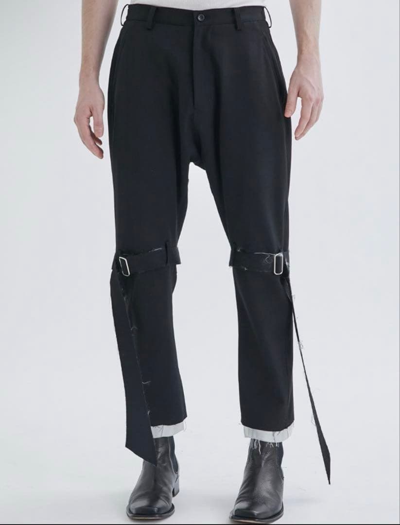 sulvam ボンテージサルエルパンツ