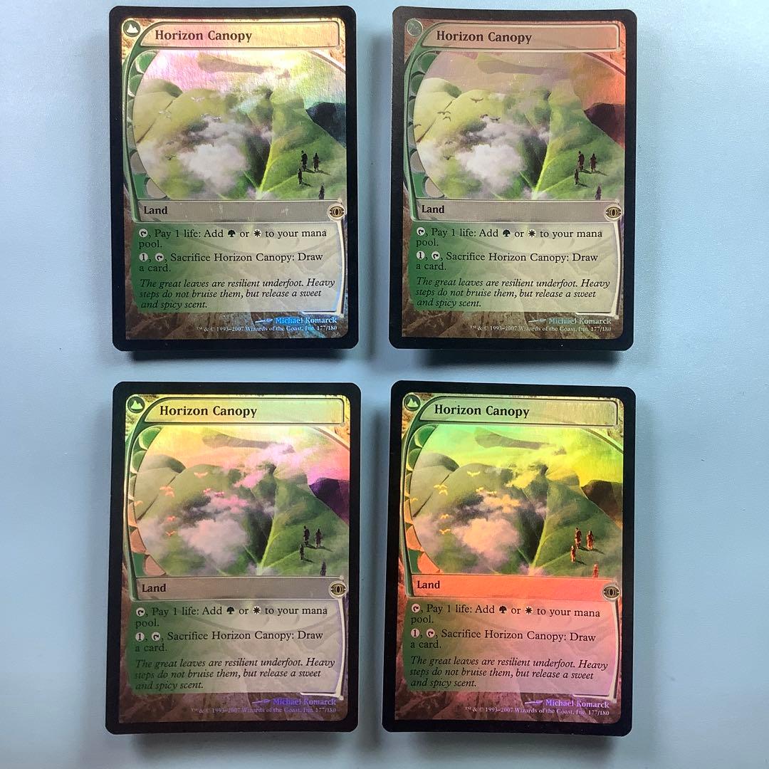 地平線の梢/Horizon Canopy FUT英語foil4枚セット