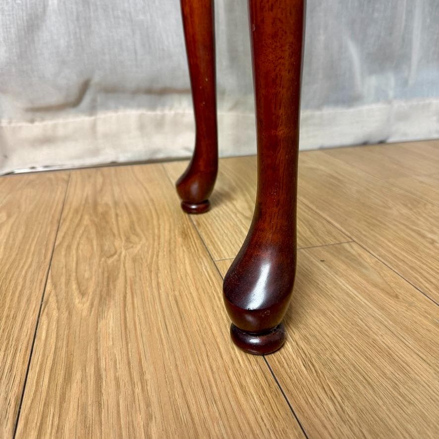 【訳あり特価】クイーン・アン マホガニー材 コンソールテーブル