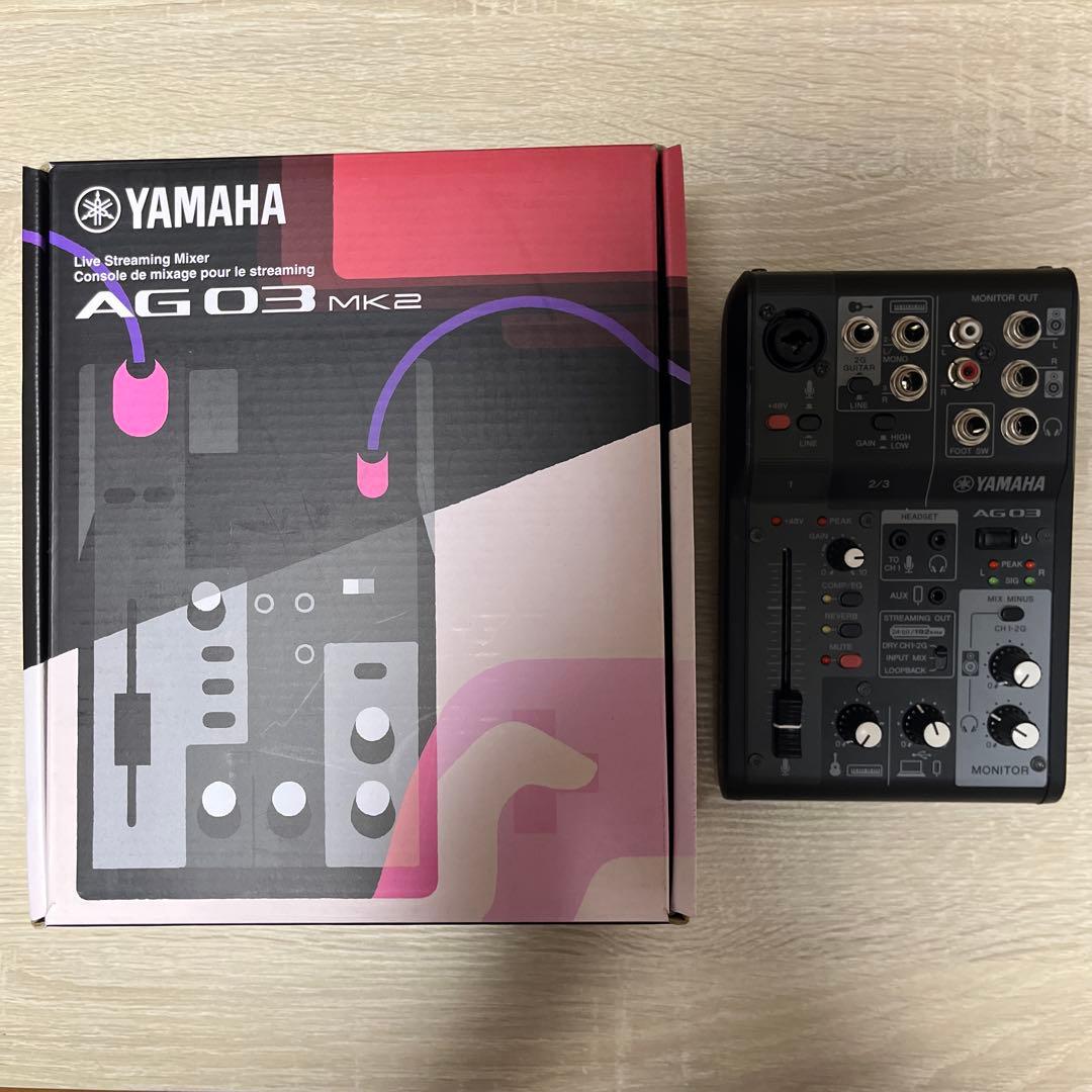 YAMAHA AG03 mk2 ブラック