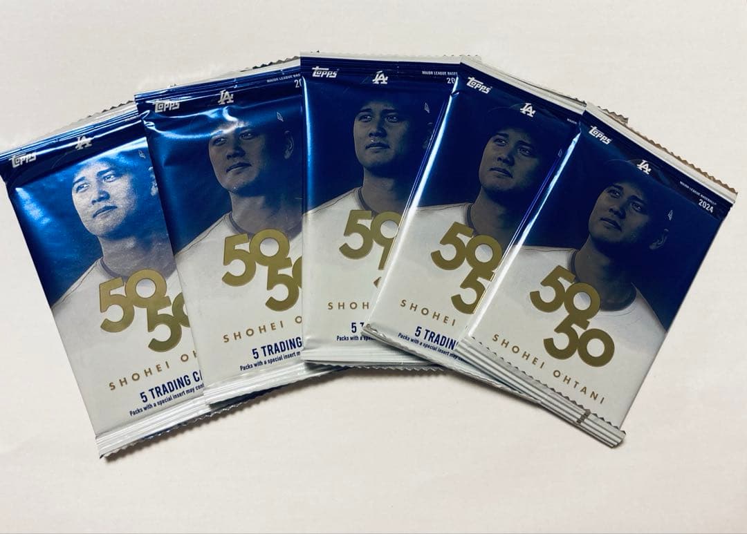 ☆5セット☆大谷翔平50-50トレーディングカード Topps