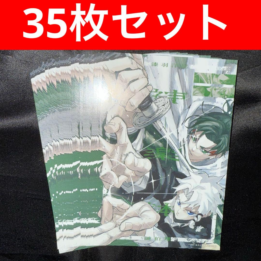 カグラバチ 10巻 TSUTAYA特典イラストカード【漆羽洋児＆漣伯理】 35枚