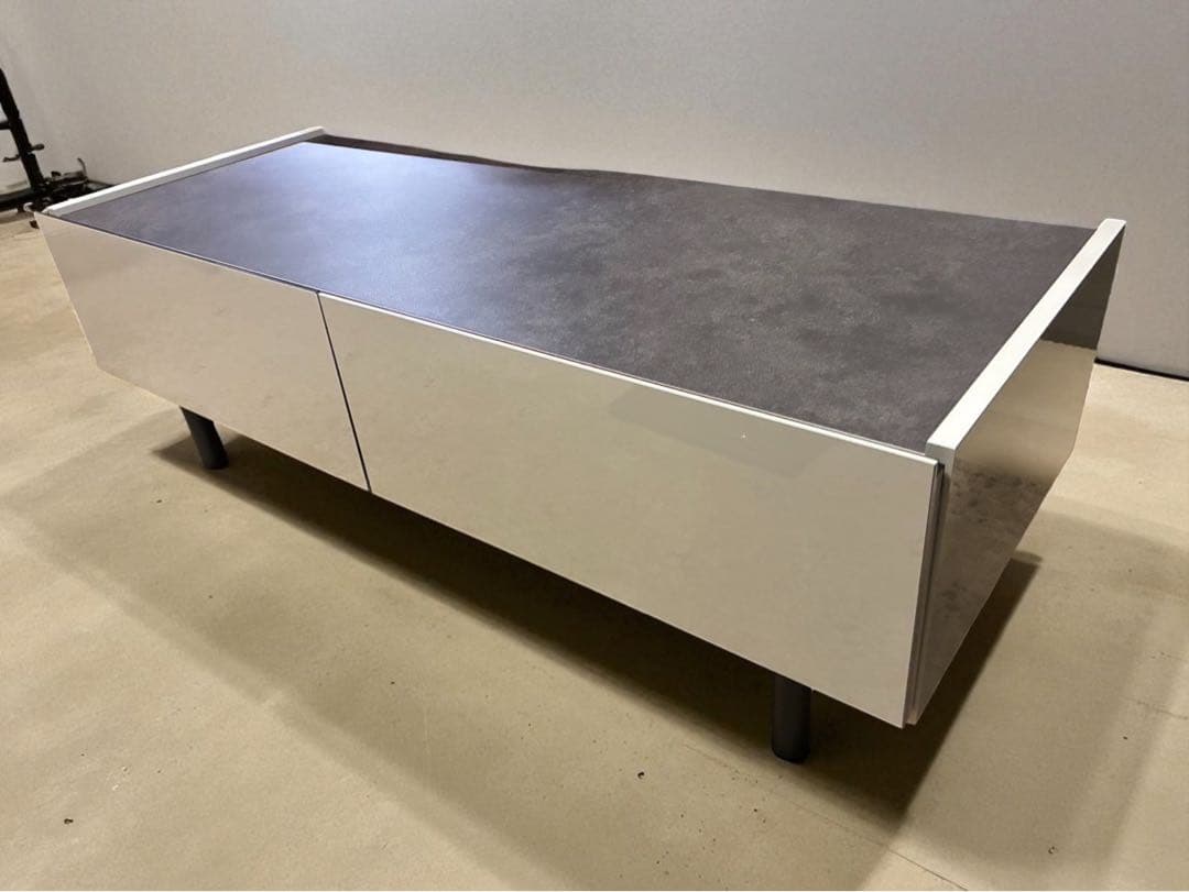 パモウナ テレビボード テレビ台 シルキーアッシュ 鏡面美品 kk01