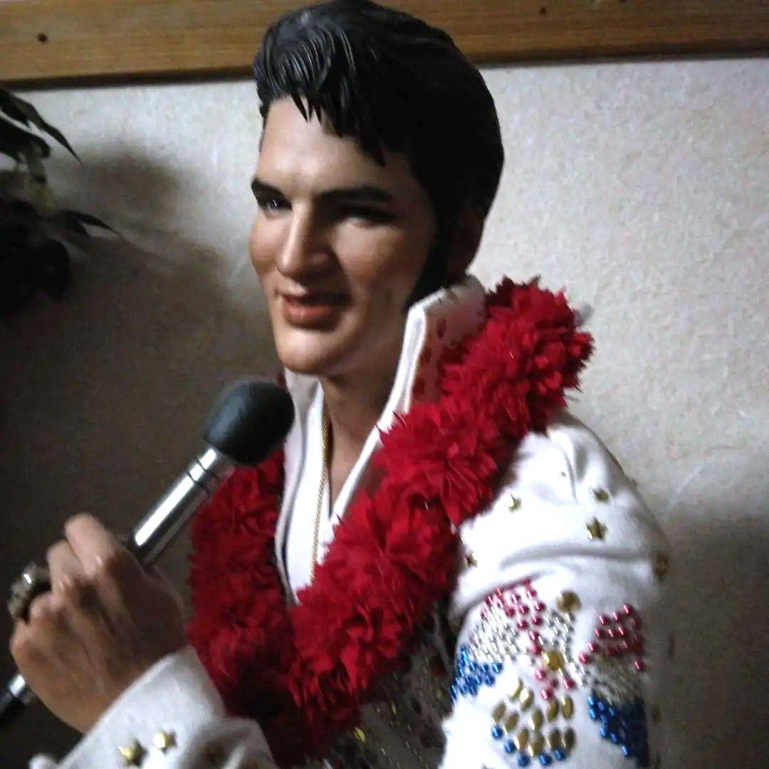 入手困難❄永遠のスター☆エルビス・プレスリー フィギュア1/4スケール(別顔付き