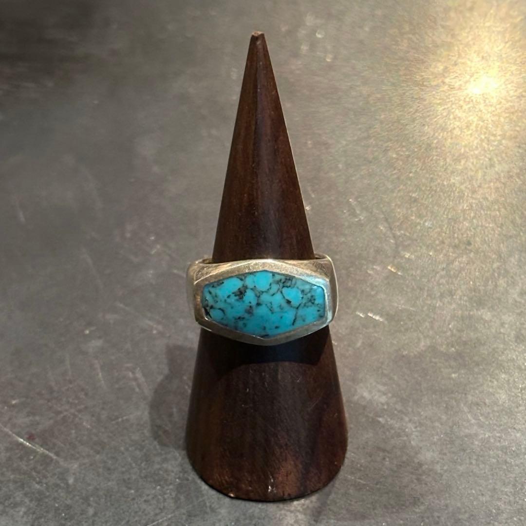 SILVER925 TURQUOISE DESIGN RING/シルバー/リング