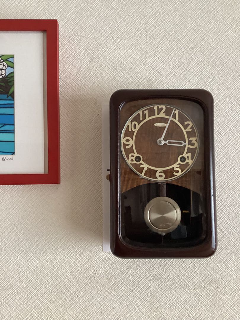 snさん専用　尾張時計　ゼンマイ式振り子時計　昭和30年前半