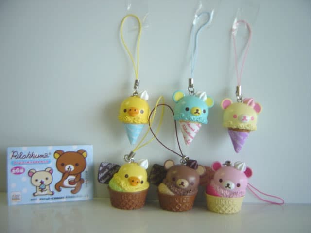 ★Htm24BZリラックマアイスフィギュアストラップ6種