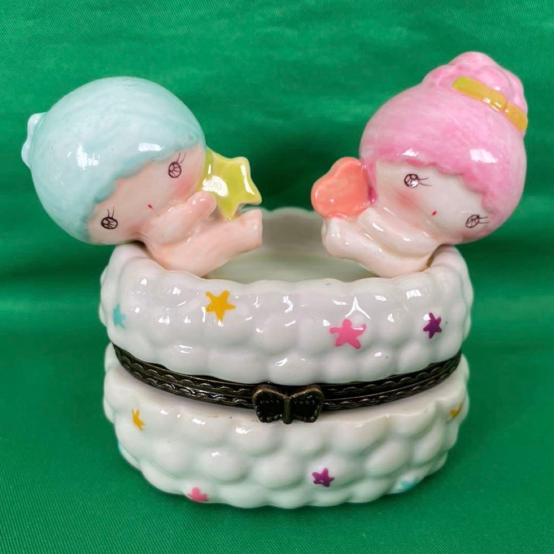 サンリオ リトルツインスターズ 陶器製ジュエリーケース キキララ