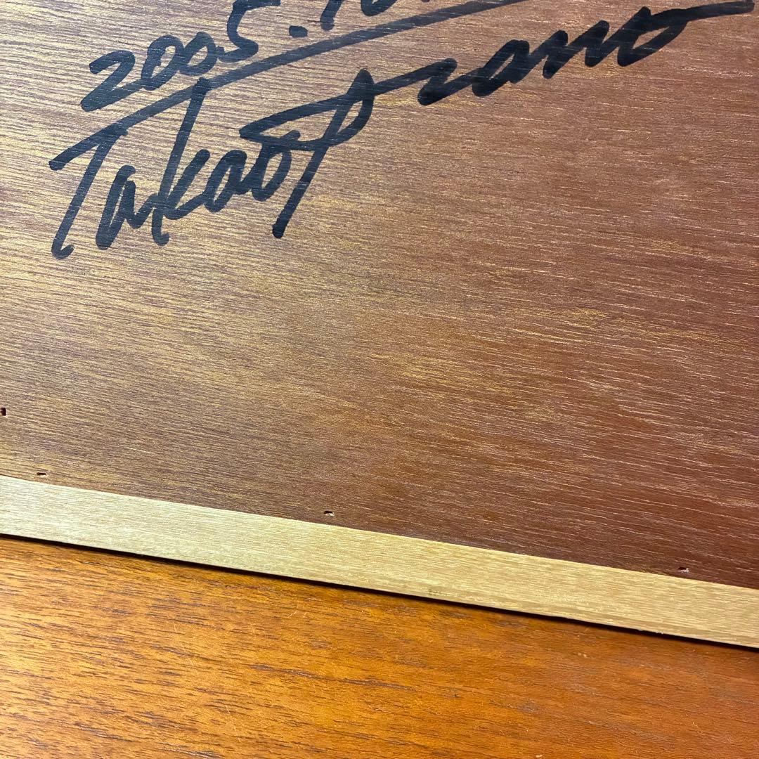 美品 【あさのたかを】木製 組木絵 タイルアート 大型木版画 くま ワインセラー