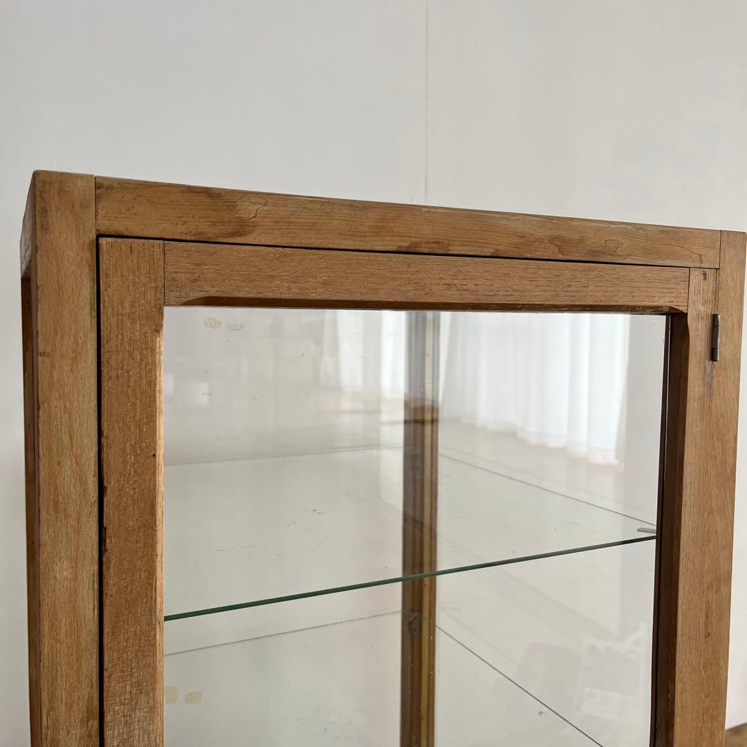 アンティーク ガラスケース ショーケース レトロ 飾り棚 z780