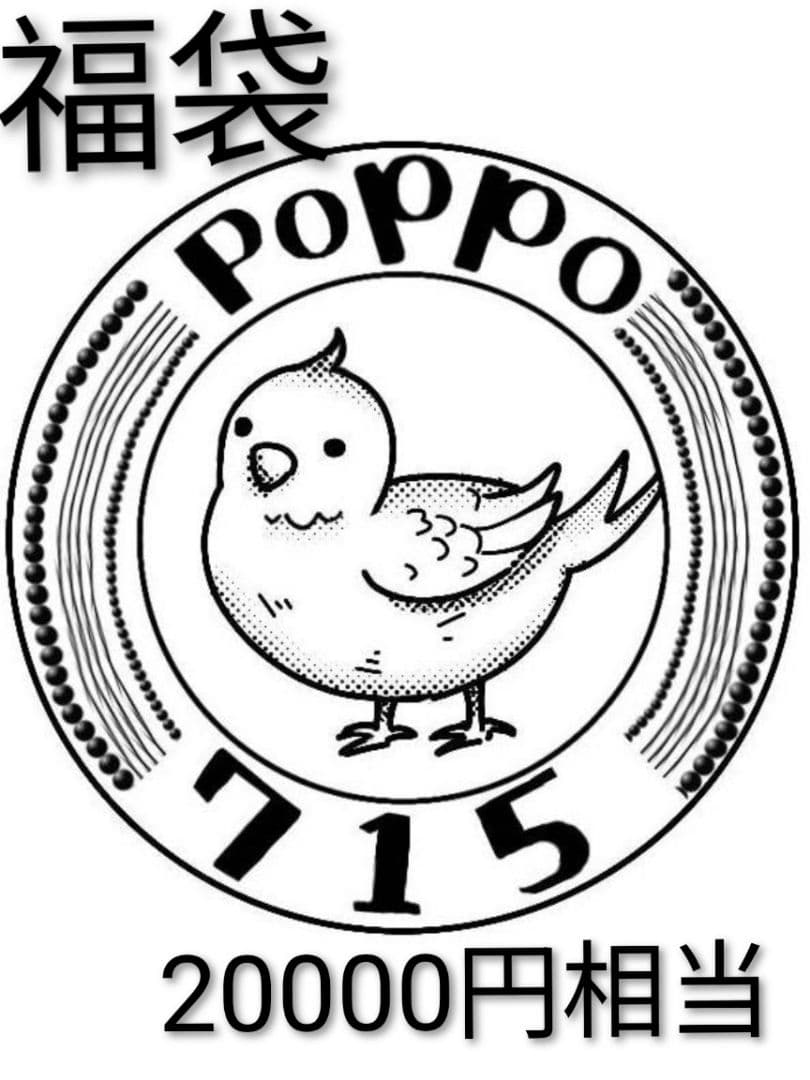 中身がわかる　poppo715福袋（20000円相当）　1/12　布服　⑩